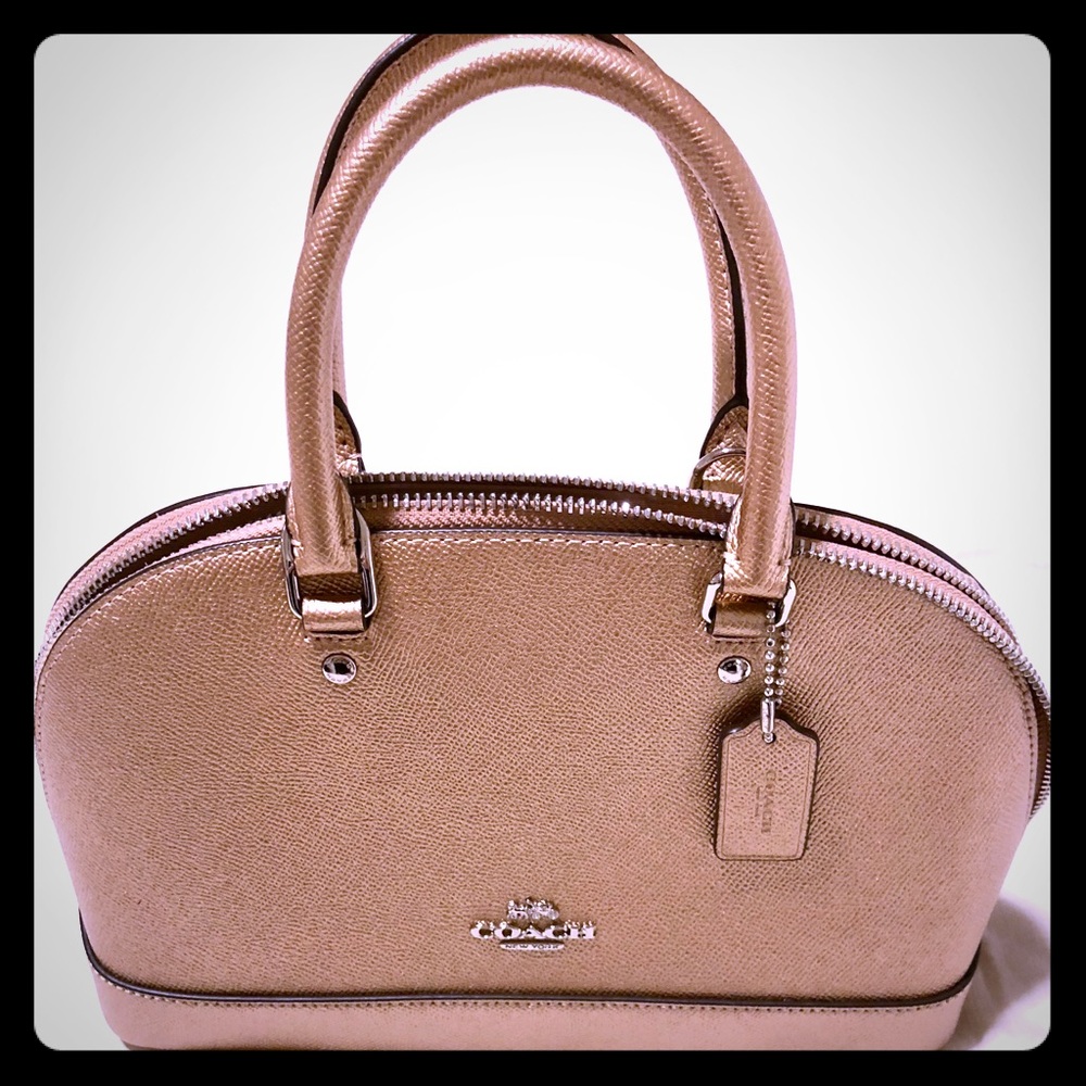 COACH *Brand New* Rose Gold Beautiful Satchel